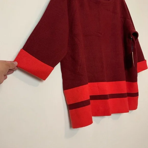 New Max Studio Color Block Sweater - Picture 6 of 7